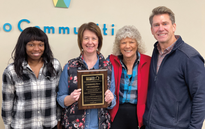 360 Communities receives Community Hero Award from MICAH