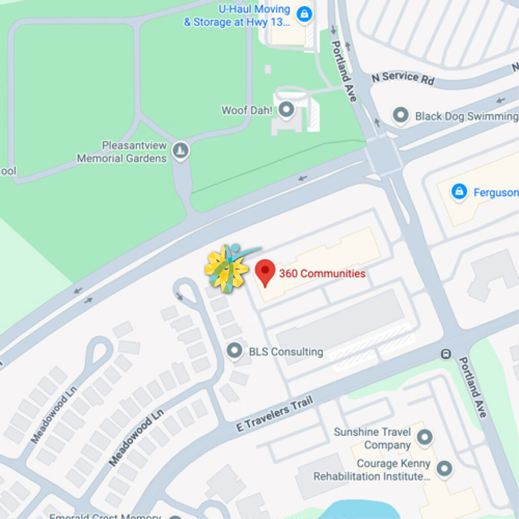 Burnsville Food Shelf map